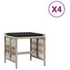 vidaXL &Sigma;&kappa;&alpha;&mu;&pi;ό &Kappa;ή&pi;&omicron;&upsilon; 4 &tau;&epsilon;&mu;. &Alpha;&nu;. &Gamma;&kappa;&rho;&iota; 41x41x36 &epsilon;&kappa;. &Sigma;&upsilon;&nu;&theta;. &Rho;&alpha;&tau;ά&nu; &Mu;&alpha;&xi;&iota;&lambda;ά&rho;&iota;&alpha;