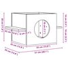 vidaXL σπιτάκι για γάτες λευκό 51x35x30 cm από μασίφ ξύλο πεύκο