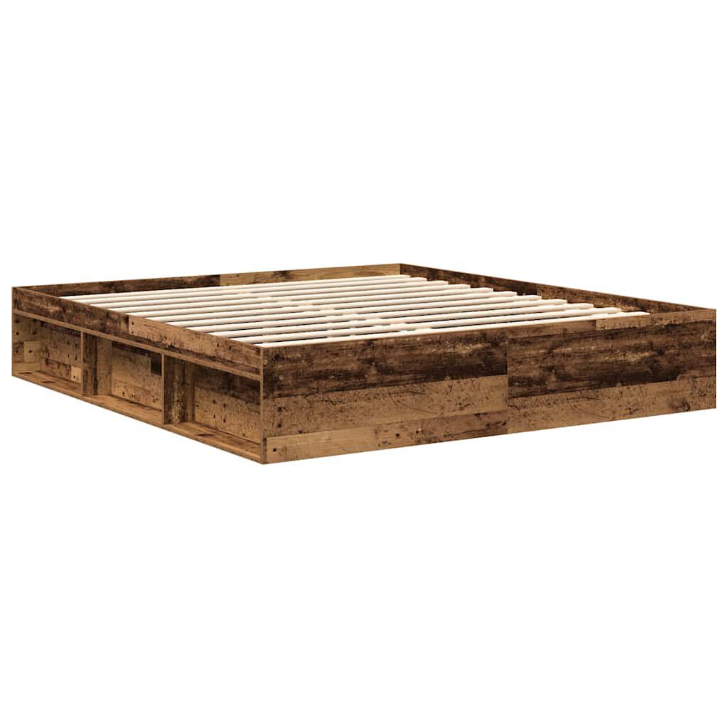 vidaXL Πλαίσιο κρεβατιού χωρίς στρώμα 180x200 εκ. Επεξεργασμένο Ξύλο