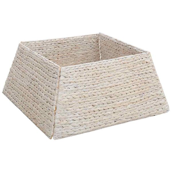 vidaXL Κολάρο Χριστουγεννιάτικου Δέντρου Λευκό 60 x 60 x 28 εκ