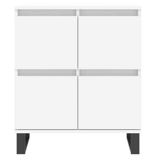 vidaXL Συρταριέρα Λευκή 60 x 35 x 70 εκ. από Επεξεργασμένο Ξύλο