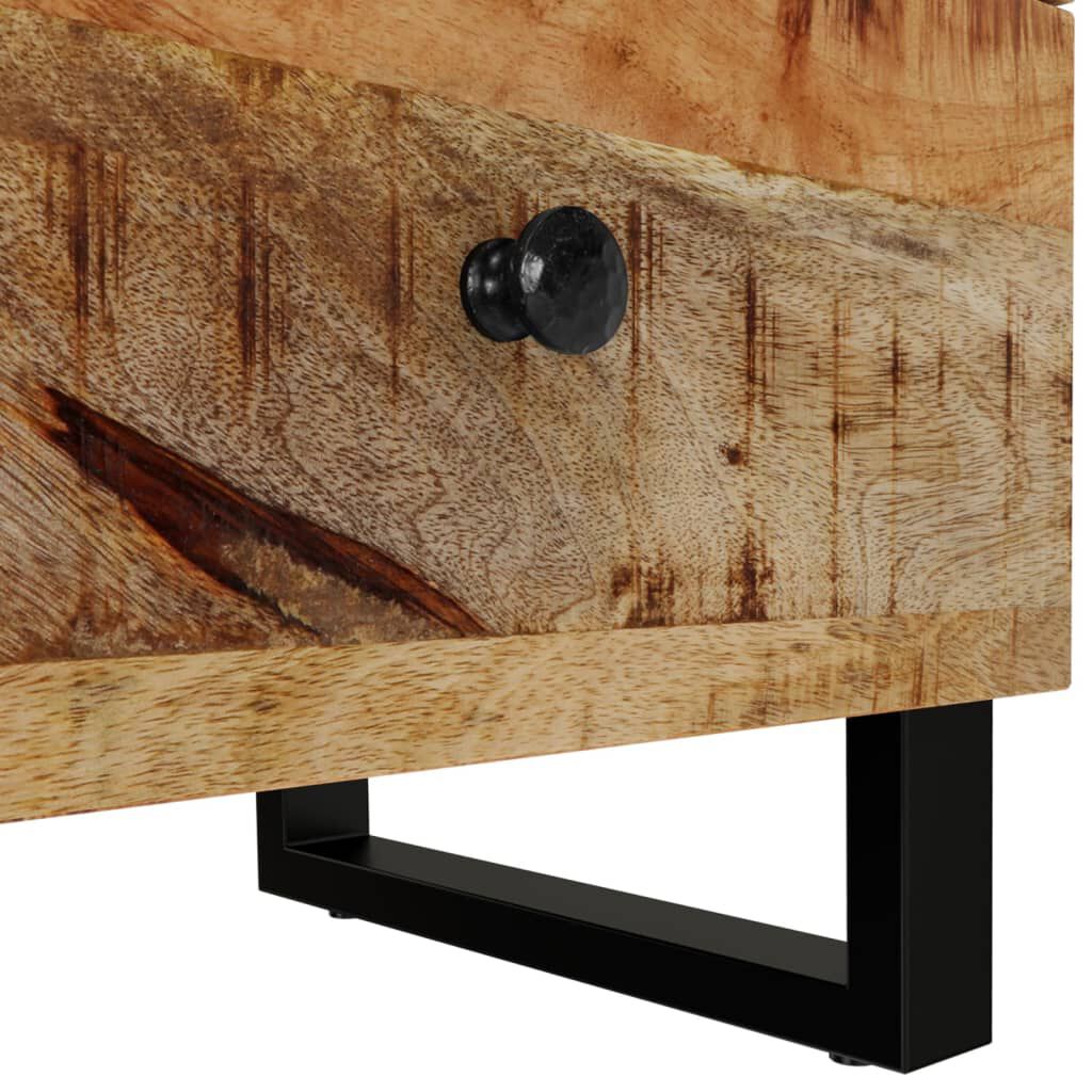 vidaXL Κομοδίνα 2 τεμ. 40 x 33 x 46 εκ. από Μασίφ Ξύλο Μάνγκο