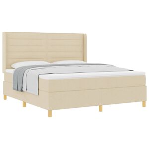 vidaXL &Kappa;&rho;&epsilon;&beta;ά&tau;&iota; &mu;&epsilon; &epsilon;&lambda;&alpha;&tau;ή&rho;&iota;&alpha; &mu;&epsilon; &sigma;&tau;&rho;ώ&mu;&alpha; &Kappa;&rho;&epsilon;&mu; 180 x 200 cm ύ&phi;&alpha;&sigma;&mu;&alpha;