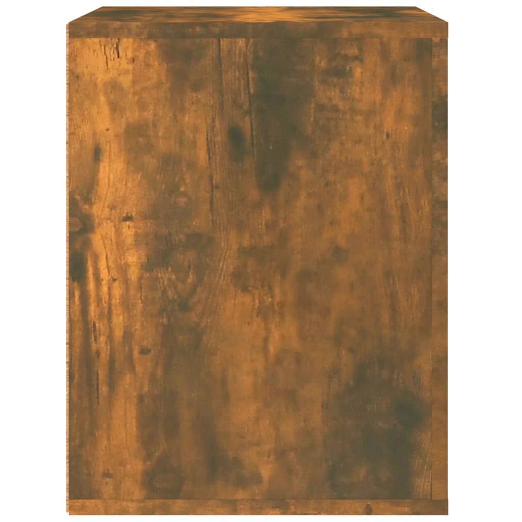 vidaXL Κομοδίνο Επιτοίχιο Καπνιστή Δρυς 50x36x47 εκ.