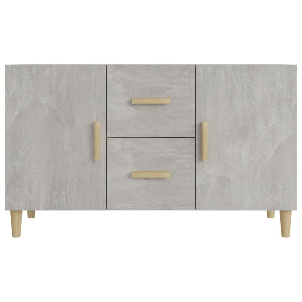 vidaXL Ντουλάπι Γκρι Σκυροδέματος 100 x 36 x 60 εκ. Επεξεργασμένο Ξύλο