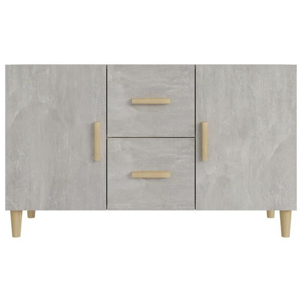 vidaXL Ντουλάπι Γκρι Σκυροδέματος 100 x 36 x 60 εκ. Επεξεργασμένο Ξύλο