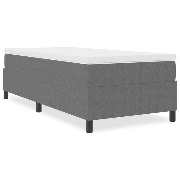 vidaXL Κρεβάτι με στήριξη Light Grey 80x200 cm από κορντουρόι