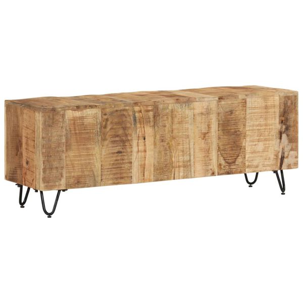 vidaXL Έπιπλο Τηλεόρασης 110 x 30 x 40 εκ. από Μασίφ Ξύλο Μάνγκο