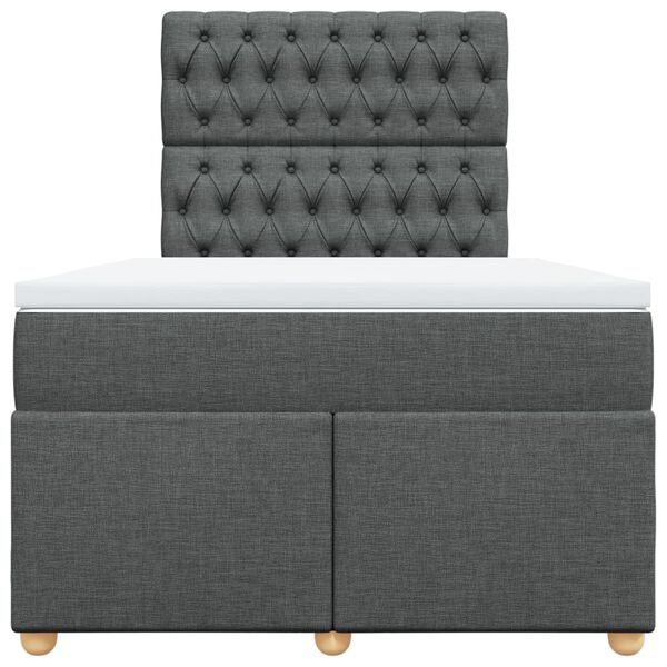 vidaXL &Kappa;&rho;&epsilon;&beta;ά&tau;&iota; Boxspring &mu;&epsilon; &Sigma;&tau;&rho;ώ&mu;&alpha; &Sigma;&kappa;&omicron;ύ&rho;&omicron; &Gamma;&kappa;&rho;&iota; 120x200 &epsilon;&kappa;. &Upsilon;&phi;&alpha;&sigma;&mu;ά&tau;&iota;&nu;&omicron;