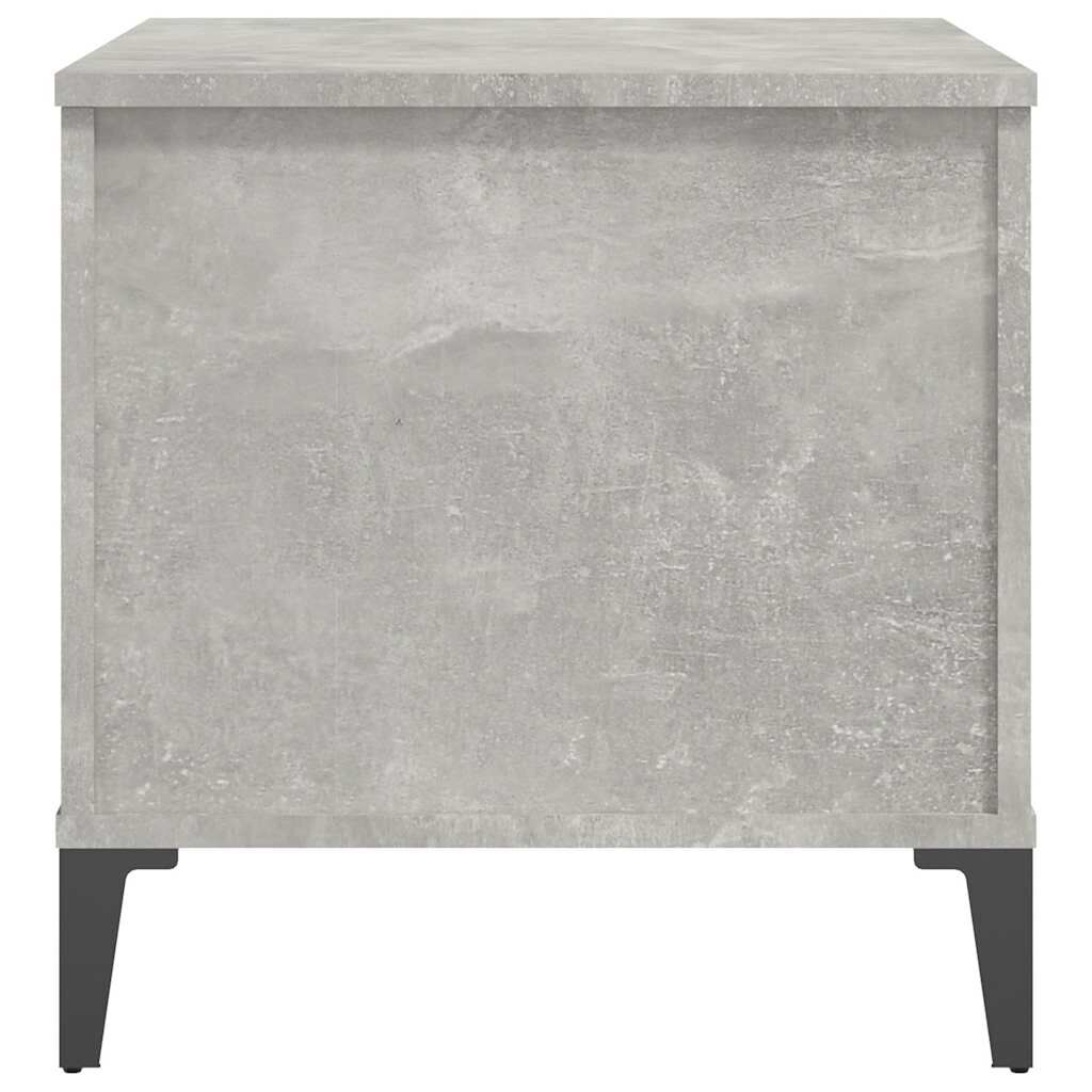 vidaXL Τραπεζάκι Σαλονιού Γκρι Σκυρ. 60x44,5x45 εκ. Επεξεργ. Ξύλο