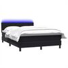 vidaXL &Kappa;&rho;&epsilon;&beta;ά&tau;&iota; Boxspring &mu;&epsilon; &Sigma;&tau;&rho;ώ&mu;&alpha; & LED &Mu;&alpha;ύ&rho;&omicron; 1140x210 &epsilon;&kappa;. &Beta;&epsilon;&lambda;&omicron;ύ&delta;&iota;&nu;&omicron;