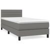 vidaXL &Kappa;&rho;&epsilon;&beta;ά&tau;&iota; Boxspring &mu;&epsilon; &Sigma;&tau;&rho;ώ&mu;&alpha; &Sigma;&kappa;&omicron;ύ&rho;&omicron; &Gamma;&kappa;&rho;&iota; 80x200 &epsilon;&kappa;. &Upsilon;&phi;&alpha;&sigma;&mu;ά&tau;&iota;&nu;&omicron;