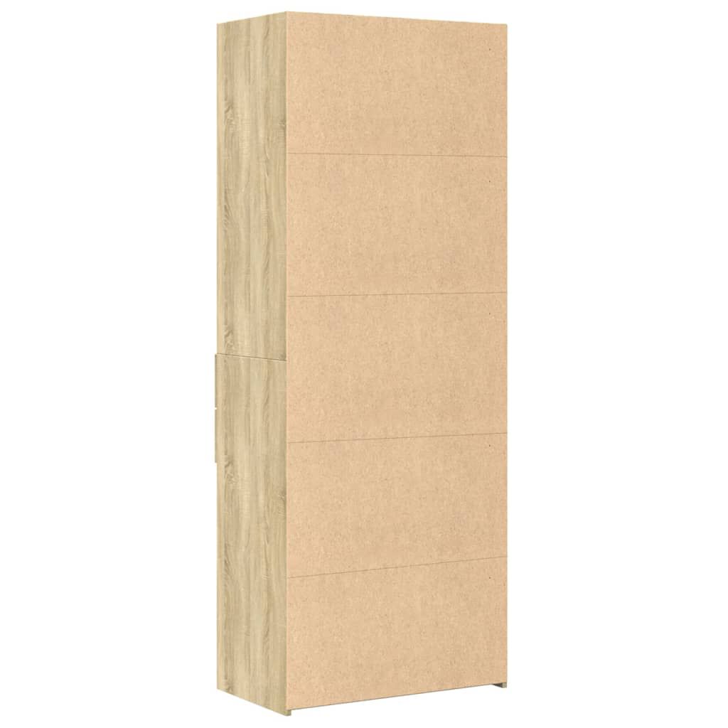 vidaXL Ντουλάπι Sonoma Δρυς 70x42,5x185 εκ. από Επεξεργασμένο Ξύλο