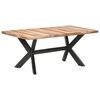 vidaXL &Tau;&rho;&alpha;&pi;&epsilon;&zeta;&alpha;&rho;ί&alpha; 180 x 90 x 75 &epsilon;&kappa;. &Mu;&alpha;&sigma;ί&phi; &Xi;ύ&lambda;&omicron; & &Mu;&epsilon;&lambda;ί &Phi;&iota;&nu;ί&rho;&iota;&sigma;&mu;&alpha;