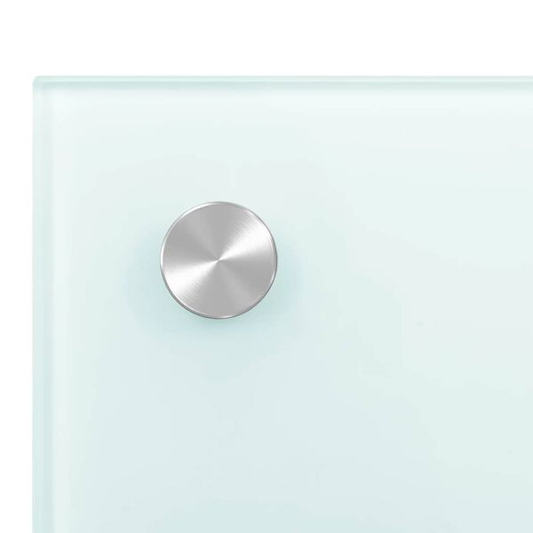 vidaXL Πλάτη Κουζίνας Λευκή 90 x 40 εκ. από Ψημένο Γυαλί