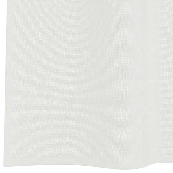 vidaXL Κουρτίνες Voile με βρόχους 2 τεμάχια Λευκό 140x260 cm