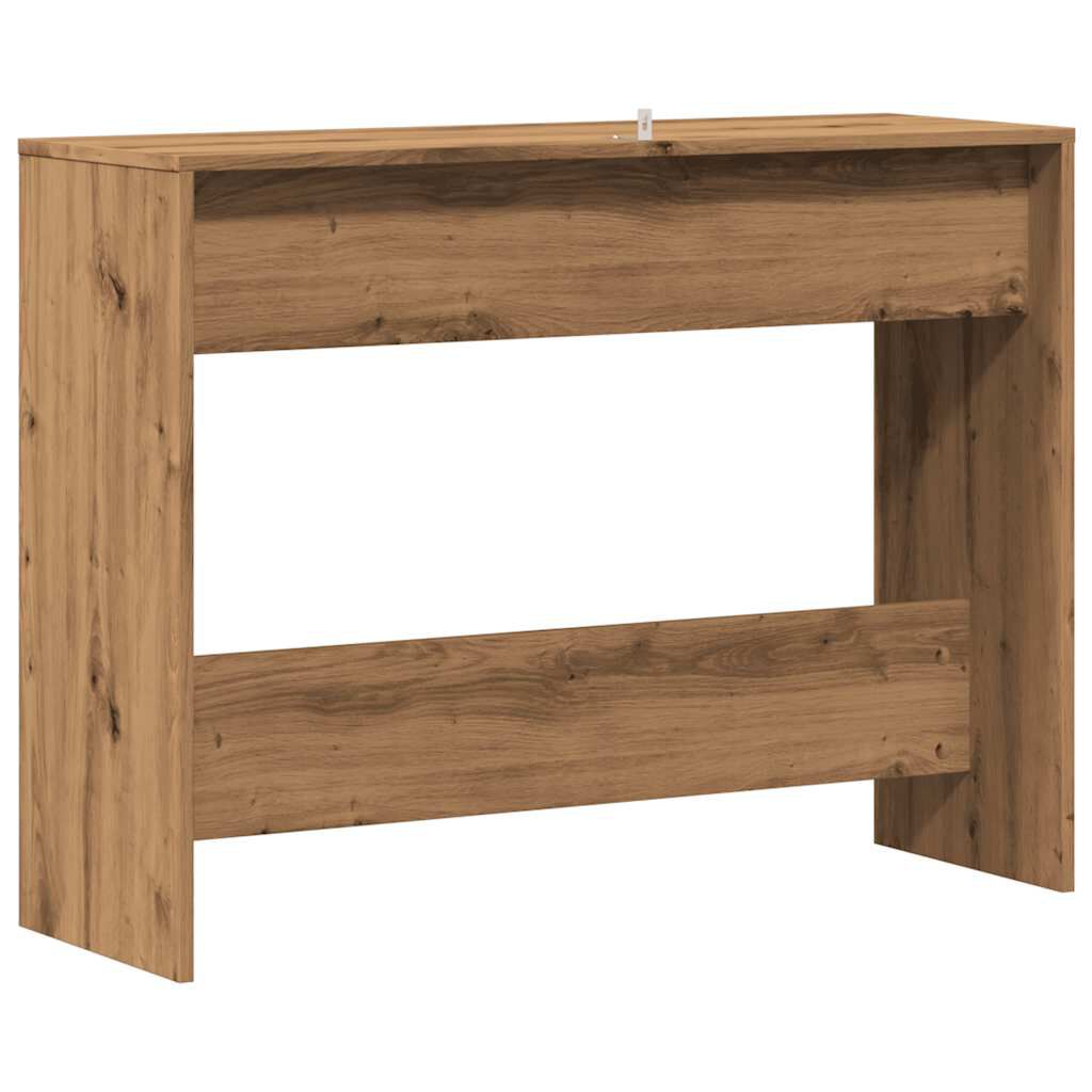 vidaXL Τραπέζι Κονσόλα Αρτισιανή Δρυς 100x35x76,5εκ Επεξεργασμένο Ξύλο