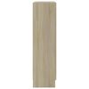 vidaXL Βιτρίνα Χρώμα Sonoma Δρυς 82,5 x 30,5 x 115 εκ. Επεξ. Ξύλο