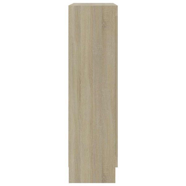 vidaXL Βιτρίνα Χρώμα Sonoma Δρυς 82,5 x 30,5 x 115 εκ. Επεξ. Ξύλο