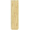 vidaXL Βιβλιοθήκη/Διαχωριστικό Χώρου Γκρι 40x35x135 εκ. Μασίφ Πεύκο