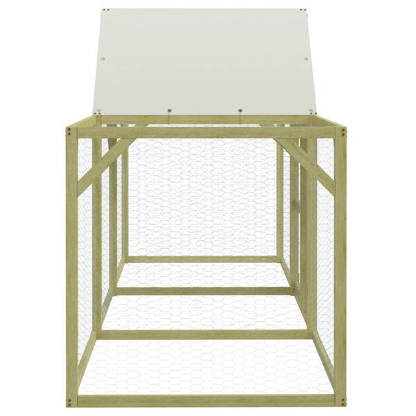 vidaXL Κοτέτσι 300x100x150 εκ. από Μασίφ Εμποτισμένο Ξύλο Πεύκου