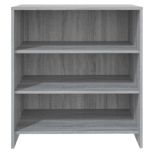 vidaXL Ραφιέρα Γκρι Sonoma 70 x 40,5 x 75 εκ. από Μοριοσανίδα