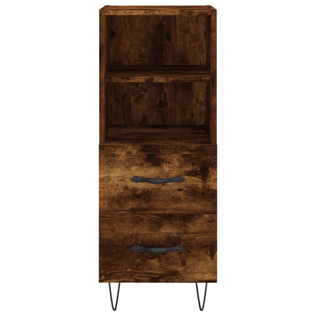 vidaXL Ντουλάπι Καπνιστή Δρυς 34,5 x 34 x 90 εκ. Επεξεργασμένο Ξύλο