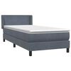 vidaXL &Kappa;&rho;&epsilon;&beta;ά&tau;&iota; Boxspring &mu;&epsilon; &Sigma;&tau;&rho;ώ&mu;&alpha; &Sigma;&kappa;&omicron;ύ&rho;&omicron; &Gamma;&kappa;&rho;&iota; 90x220 &epsilon;&kappa;. &Beta;&epsilon;&lambda;&omicron;ύ&delta;&iota;&nu;&omicron;