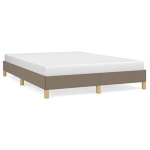 vidaXL &Sigma;&kappa;&epsilon;&lambda;&epsilon;&tau;ό&sigmaf; &Kappa;&rho;&epsilon;&beta;&alpha;&tau;&iota;&omicron;ύ &Chi;&omega;&rho;ί&sigmaf; &Sigma;&tau;&rho;ώ&mu;&alpha; Taupe 140x200 &epsilon;&kappa;. &Upsilon;&phi;&alpha;&sigma;&mu;ά&tau;&iota;&nu;&omicron;