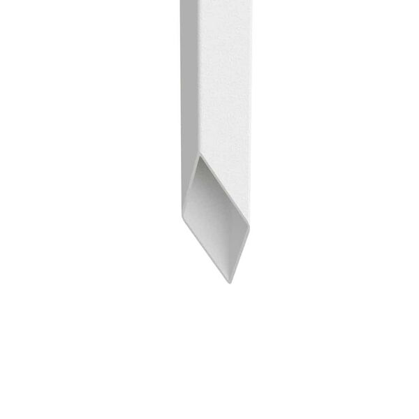 vidaXL Διακοσμητική Πλάκα Κήπου Άλλο Λευκό 50 x 140 cm
