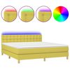 vidaXL &Kappa;&rho;&epsilon;&beta;ά&tau;&iota; Boxspring &mu;&epsilon; &Sigma;&tau;&rho;ώ&mu;&alpha; & LED &Pi;&rho;ά&sigma;&iota;&nu;&omicron; 160x200 &epsilon;&kappa; &Upsilon;&phi;&alpha;&sigma;&mu;ά&tau;&iota;&nu;&omicron;