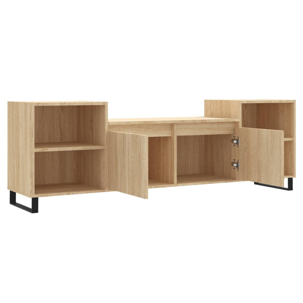 vidaXL Έπιπλο Τηλεόρασης Sonoma Δρυς 160x35x55 εκ. Επεξ. Ξύλο