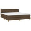vidaXL &Kappa;&rho;&epsilon;&beta;ά&tau;&iota; Boxspring &mu;&epsilon; &Sigma;&tau;&rho;ώ&mu;&alpha; & LED &Sigma;&kappa;.&Kappa;&alpha;&phi;έ 160x200 &epsilon;&kappa; &Upsilon;&phi;&alpha;&sigma;&mu;ά&tau;&iota;&nu;&omicron;
