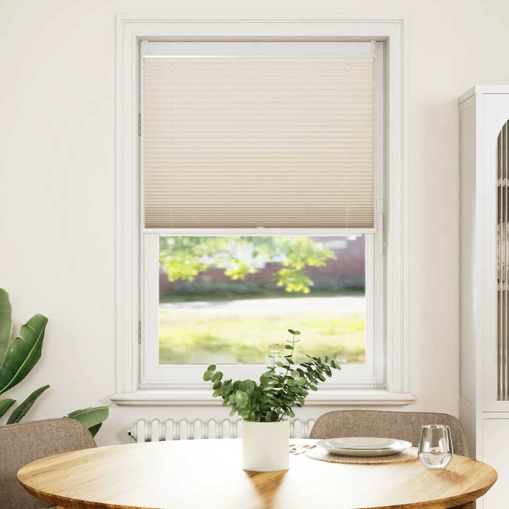 Πλισέ ρόλερ σκίασης 80x150cm Κρεμ