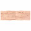 vidaXL Επιφ Τραπεζιού Αν Καφέ 180x60x(2-4)εκ.Ακατέργ. Μασίφ Ξύλο Δρυός