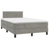vidaXL &Kappa;&rho;&epsilon;&beta;ά&tau;&iota; Boxspring &mu;&epsilon; &Sigma;&tau;&rho;ώ&mu;&alpha; & LED &Alpha;&nu;.&Gamma;&kappa;&rho;&iota; 120x200 &epsilon;&kappa;. &Beta;&epsilon;&lambda;&omicron;ύ&delta;&iota;&nu;&omicron;