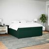 vidaXL &Kappa;&rho;&epsilon;&beta;ά&tau;&iota; Boxspring &mu;&epsilon; &Sigma;&tau;&rho;ώ&mu;&alpha; &Sigma;&kappa;&omicron;ύ&rho;&omicron; &Pi;&rho;ά&sigma;&iota;&nu;&omicron; 200x200&epsilon;&kappa;. &Beta;&epsilon;&lambda;&omicron;ύ&delta;&iota;&nu;&omicron;