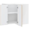 vidaXL Γωνιακό ντουλάπι τοίχου κουζίνας Porto Αρτισιανή Δρυς