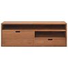 vidaXL Έπιπλο Τηλεόρασης 110 x 30 x 40 εκ. από Μασίφ Ξύλο Teak
