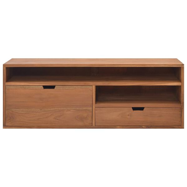vidaXL Έπιπλο Τηλεόρασης 110 x 30 x 40 εκ. από Μασίφ Ξύλο Teak