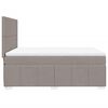 vidaXL &Kappa;&rho;&epsilon;&beta;ά&tau;&iota; Boxspring &mu;&epsilon; &Sigma;&tau;&rho;ώ&mu;&alpha; Taupe 140x190 &epsilon;&kappa;. &Upsilon;&phi;&alpha;&sigma;&mu;ά&tau;&iota;&nu;&omicron;
