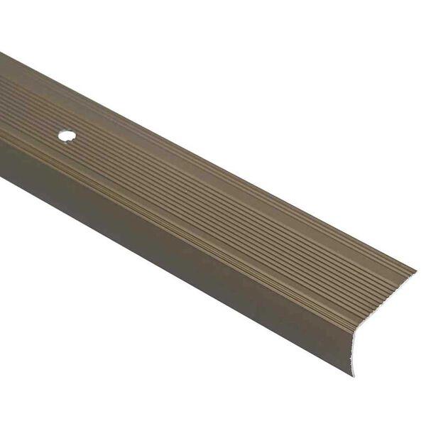 vidaXL Προστατευτικά ακμών σκάλας 10 pcs Καφέ 67 cm Αλουμίνιο