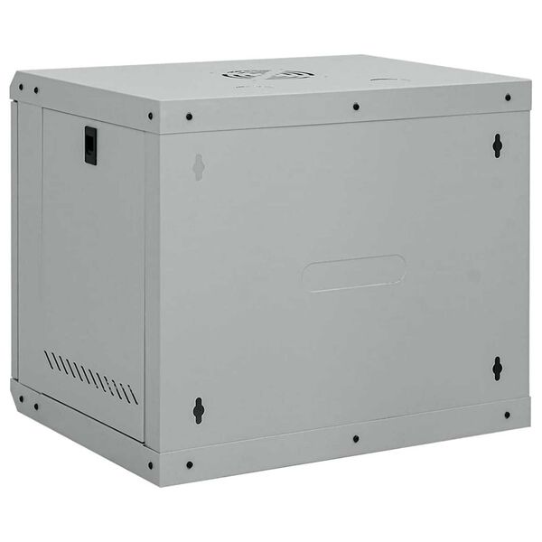 vidaXL Ντουλάπα δικτύου με αποθήκευση Γκρι 53 x 45 x 45 εκ Ατσάλι