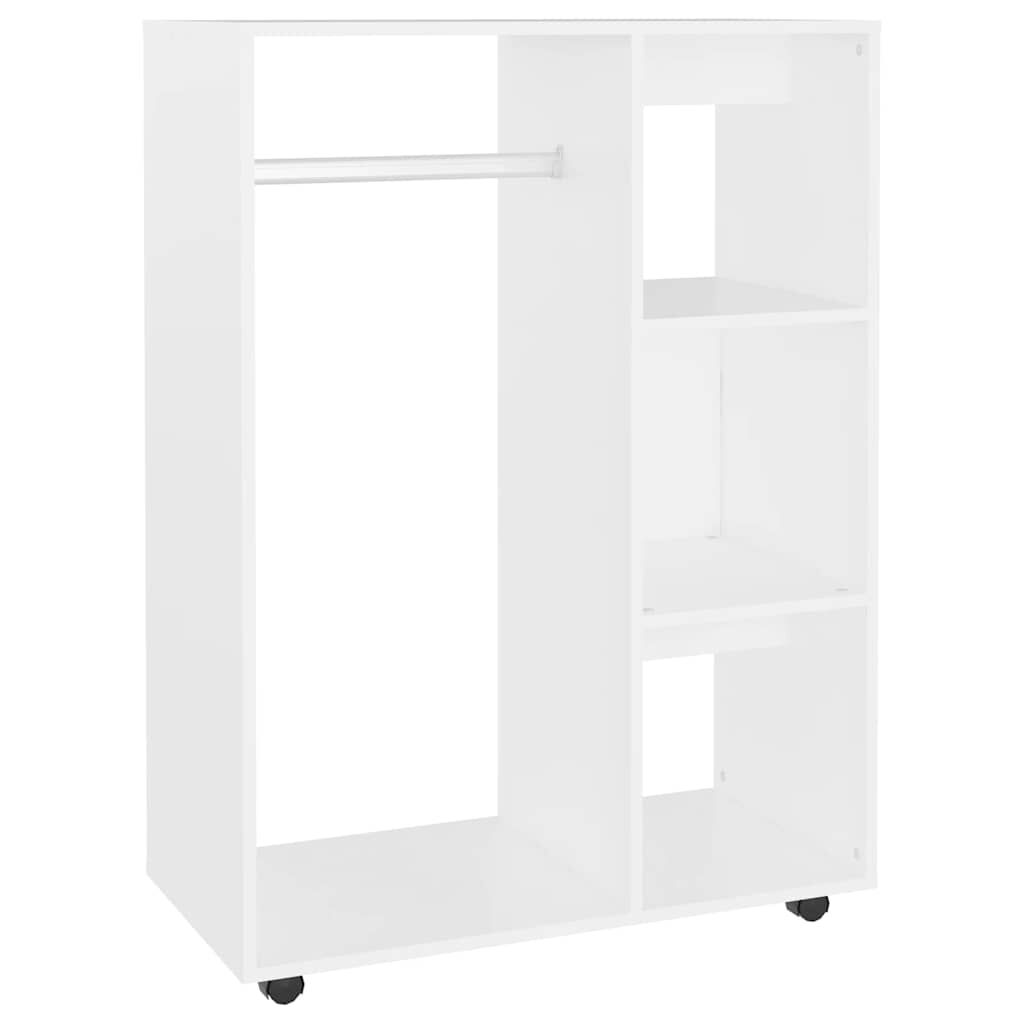 vidaXL Ντουλάπα Λευκή 80 x 40 x 110 εκ. από Επεξ. Ξύλο