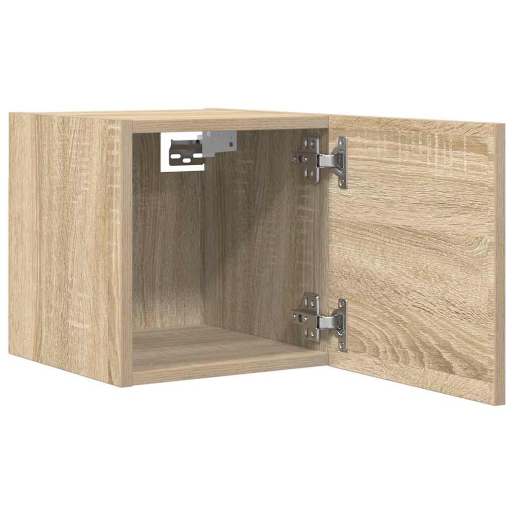 vidaXL Έπιπλα Τηλεόρασης Κρεμαστά 2 τεμ. Sonoma Δρυς 30,5 x 30 x 30εκ