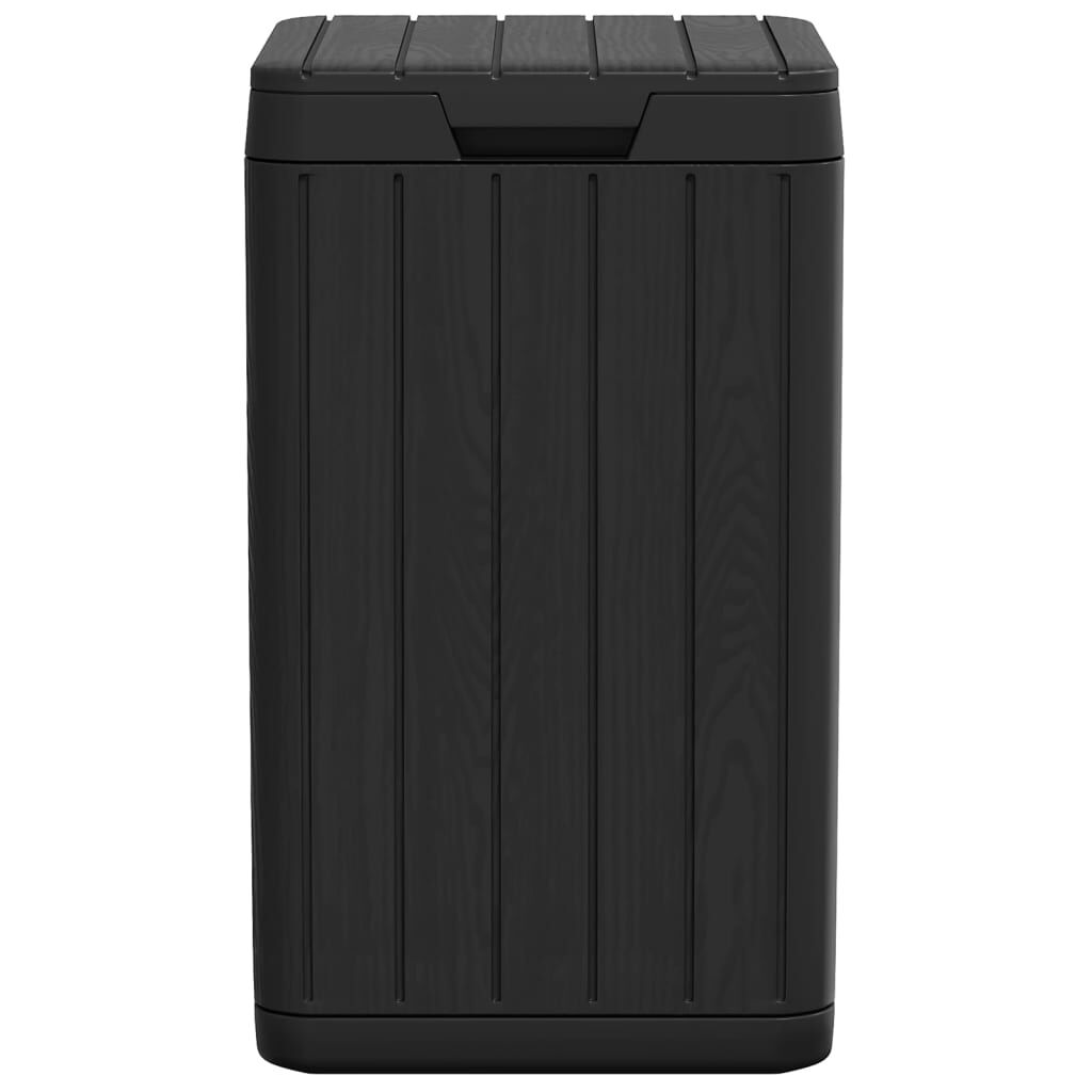 vidaXL Κάδος Απορριμμάτων Εξ. Χώρου Ανθρακί 38x38x65 εκ. Πολυπρ/λένιο