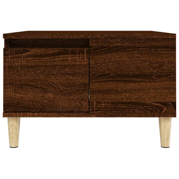vidaXL Τραπεζάκι Σαλονιού Καφέ Δρυς 55x55x36,5 εκ. Επεξεργασμένο Ξύλο