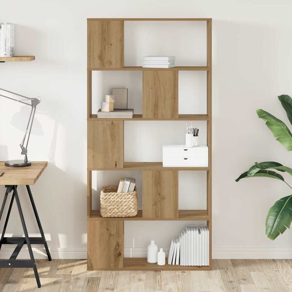 vidaXL &Beta;&iota;&beta;&lambda;&iota;&omicron;&theta;ή&kappa;&eta; 5 &Epsilon;&pi;&iota;&pi;έ&delta;&omega;&nu; &Delta;&rho;&upsilon;&sigmaf; 80,5x23,5x162,5 &epsilon;&kappa;. &Epsilon;&pi;&epsilon;&xi;&epsilon;&rho;&gamma;. &Xi;ύ&lambda;&omicron;