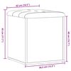 Πάγκος αποθήκευσης vidaXL Παλιό ξύλο 42x42x45 cm Κατασκευασμένο ξύλο