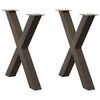 vidaXL &Pi;ό&delta;&iota;&alpha; &Tau;&rho;&alpha;&pi;&epsilon;&zeta;&alpha;&rho;ί&alpha;&sigmaf; &sigma;&epsilon; &Sigma;&chi;ή&mu;&alpha; &Chi;, 2 &tau;&epsilon;&mu;. &alpha;&pi;ό &Phi;&upsilon;&sigma;&iota;&kappa;ό &Alpha;&tau;&sigma;ά&lambda;&iota; 80x(72-73) &epsilon;&kappa;. &Alpha;&tau;&sigma;ά&lambda;&iota;